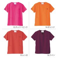 フォーク PANTONE(パントン) スクラブ（男女兼用） チャコールグレー 4L 7000SC 1枚（直送品）