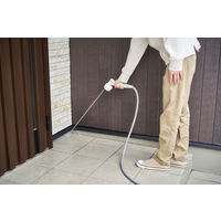 【散水用品】アイリスオーヤマ 伸縮ホースポータブルセット 15m ライトグレー SHP-15 1セット