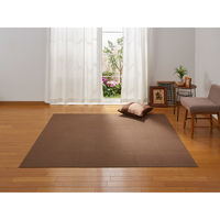 おくだけ吸着 ペット用撥水タイルマット 30cm×30cm20枚入 犬 猫 日本製 消臭 洗える ブラウン KM-06 1セット(同色20枚入)