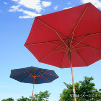 タカショー ウッドパラソル 2.7m エンジ PAS-27E 1個