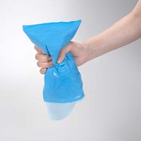 サンコー 携帯トイレ 渋滞 旅行 車内 介護 登山 男女兼用 袋付 緊急ミニトイレ 500cc 日本製 G-94　1袋(2個入)