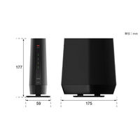 バッファロー 無線LAN中継器 11ax Wi-Fi6対応 4803+573Mbps WEX-5400AX6/D（直送品）