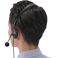 ヘッドセット 有線 USB接続 Type-C変換付き 両耳 オーバーヘッド ブラック HS-HP22UCBK エレコム 1個（直送品）