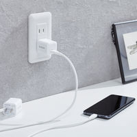 USB充電器 タイプC PD 20W USB-C×1ポート 小型 ホワイト EC-AC12WH エレコム 1パック(2個入)（直送品）