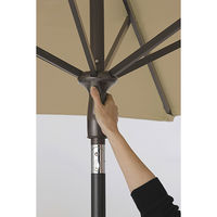 タカショー プッシュアップパラソル2.5mBE GSTY-P10BE 1本