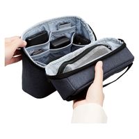 ガジェットポーチ ガジェットケース 小物入れ 収納 ポーチ バッグインバッグ ネイビー BMA-GP18NNV エレコム 1個