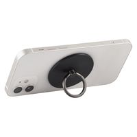 スマホリング マグネット 【 MagSafe 対応 iPhone 】 ブラック P-STRMKMSLBK エレコム 1個