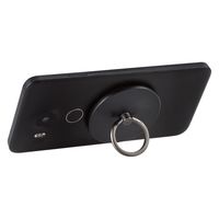 スマホリング マグネット メタルプレート付属 リング着脱可能 ブラック P-STRMKPSLBK エレコム 1個（直送品）