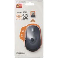 ワイヤレスマウス 無線 2.4GHz 5ボタン ブルーLED ブラック M-DY13DBBK エレコム 1個（直送品）