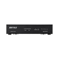 バッファロー Giga 5ポート スイッチングハブ 電源内蔵 金 LSW6-GT-5NS/BK 1台（直送品）