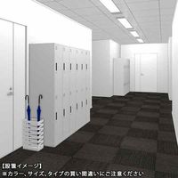 スマイル 更衣室ロッカー OAスチールロッカー 3連5段15人用 ダイヤル錠（4桁・同番仕様） ホワイト 幅900×奥行515×高さ1790mm 1台（取寄品）