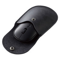 ワイヤレスマウス 無線 2.4GHz 4ボタン 薄型 モバイル ポーチ付 ブラック M-TM10DBBK エレコム 1個（直送品）