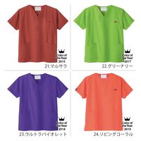 フォーク PANTONE(パントン) スクラブ（男女兼用） エメラルド M 7000SC 1枚