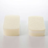 清潔謹製 抗菌キッチンスポンジ 単層 抗菌 泡立ち 水切れ ホワイト 1個 マーナ