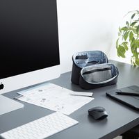 ガジェットポーチ ガジェットケース 小物入れ 収納 ポーチ バッグインバッグ ブラック BMA-GP18NBK エレコム 1個（直送品）