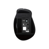 Bluetoothマウス 静音 無線 ワイヤレス 握りの極み Lサイズ 5ボタン 黒 M-XGL15BBSBK エレコム 1個（直送品）