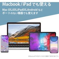 Bluetoothマウス 無線 ワイヤレス 4ボタン 薄型 モバイル ポーチ付 ブルー M-TM10BBBU エレコム 1個（直送品）