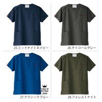 フォーク PANTONE(パントン) スクラブ（男女兼用） エメラルド M 7000SC 1枚