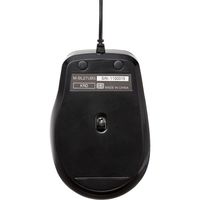 エレコム BlueLEDマウス/有線/3ボタン/サイドラバー/静音/抗菌/レッド M-BL27UBSKRD 1個