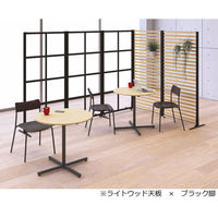 アスクル マルチワークロングテーブル　幅2100×奥行1150×高さ720mm　ライトウッド/ホワイト 1台(2梱包)  オリジナル