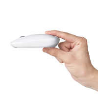 Bluetoothマウス 静音 無線 ワイヤレス 充電式 薄型 4ボタン ポーチ付 ホワイト M-TM15BBWH エレコム 1個（直送品）