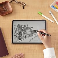 タッチペン 汎用 アクティブスタイラスペン 磁気吸着 USB-C充電 ブラック P-TPACST03BK エレコム 1個