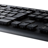 エレコム ワイヤレスキーボード 無線 Bluetooth 洗える IPX5 メンブレン 黒 TK-WS03BMKBK 1個（直送品）