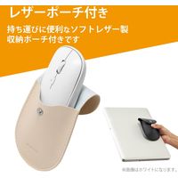 エレコム BlueLEDマウス/薄型/無線/4ボタン/ポーチ付/レッド M-TM10DBRD 1個