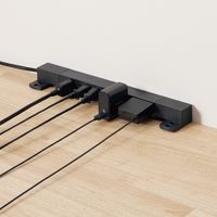 延長コード 電源タップ コンセント 1m 2ピン 7個口 雷ガード ほこりシャッター 黒 ECT-0510BK エレコム 1個