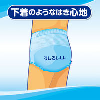 【大人用おむつ/紙パンツ】アスクル×エルモアいちばん　うす型パンツL～LLサイズ　約2回分　1箱（18枚入×6パック）※変更後パッケージのお届け オリジナル