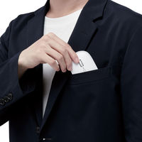 Bluetoothマウス 静音 無線 ワイヤレス 充電式 薄型 4ボタン ポーチ付 ホワイト M-TM15BBWH エレコム 1個（直送品）