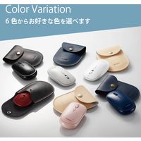 Bluetoothマウス 無線 ワイヤレス 4ボタン 薄型 モバイル ポーチ付 ピンク M-TM10BBPN エレコム 1個