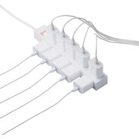 延長コード 電源タップ コンセント 3m 10個口 一括スイッチ 雷ガード マグネット付 白 ECT-1530WH エレコム 5個（直送品）