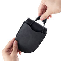 Bluetoothマウス 静音 無線 ワイヤレス 充電式 薄型 4ボタン ポーチ付 ブラック M-TM15BBBK エレコム 1個（直送品）