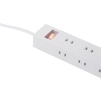 延長コード 電源タップ コンセント 5m 10個口 一括スイッチ 雷ガード マグネット付 白 ECT-1550WH エレコム 1個（直送品）