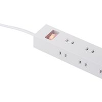 延長コード 電源タップ コンセント 3m 10個口 一括スイッチ 雷ガード マグネット付 白 ECT-1530WH エレコム 5個（直送品）