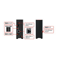 NAS（ネットワークハードディスク）2TB 1ドライブ リンクステーション HDD LS210D0201G 1台 バッファロー（直送品）