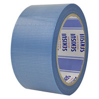 梱包用 透明クロステープ 青 0.145mm厚 幅50mm×長さ25m No.781 積水化学工業 1セット（5巻入）