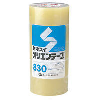 OPPテープ　オリエンテープ（R）　No.830　0.09mm厚　50mm×50m　透明　積水化学工業　1セット（15巻入）
