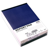 プラス　レポート用紙　B5　B罫　10冊　RE-050B　76831