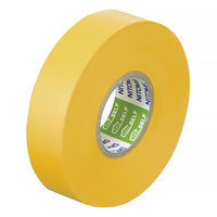 【アウトレット】ニトムズ ビニルテープS 黄 幅19mm×長さ20m 1箱（10巻入）