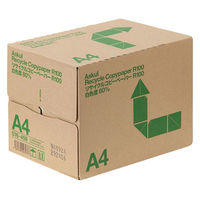 リサイクルコピーペーパーR100　白色度80%　A4　1箱（2500枚：500枚入×5冊）　アスクル  オリジナル