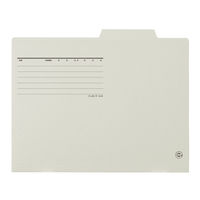 プラス 個別フォルダー A4 グレー 1袋（10枚入） FL-061IF 87099