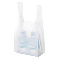 国産レジ袋　乳白　8号　1箱（1000枚：100枚入×10袋）　福助工業  オリジナル