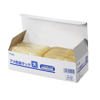 プラス　アメ色指サック　大　業務用パック　1箱（100個入）　35967