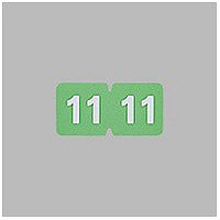 リヒトラブ　カラーナンバーラベル　ロールタイプ　「11」　HK781R-11　1ロール（300片入）