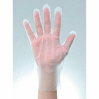 スマイル　ネオグローブスタンダード　外エンボス　クリア　ポリエチレン　Mサイズ　1箱（100枚入）（使い捨てグローブ）