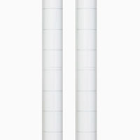 ホームエレクター ポスト ホワイト 高さ732mm H29PW2 1セット(2本入)（直送品）