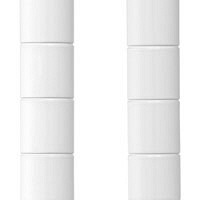 ホームエレクター ポスト ホワイト 高さ700mm H28PW2 1セット(2本入)（直送品）