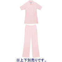 ルコックスポルティフ　ナースジャケット　レディスジャケット（ラウンドカラー）　UQW１０１２　ピンク　ＬＬ　白衣